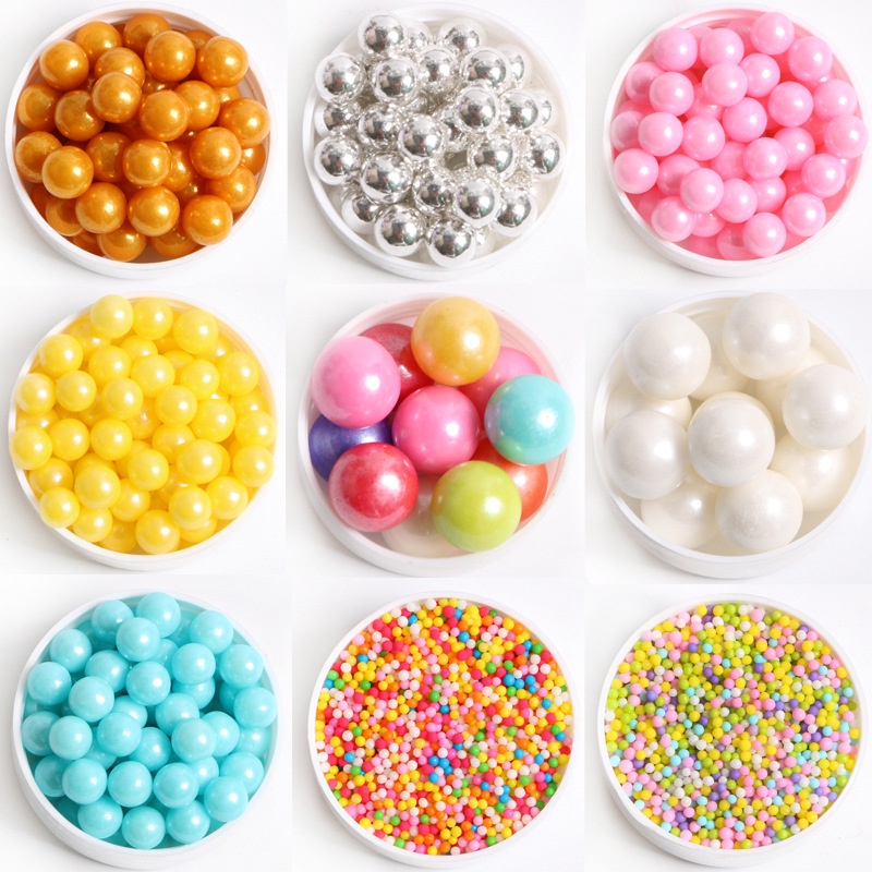 Thực phẩm trang trí bánh kem  bi đường,cốm đường làm bánh kem sinh nhật