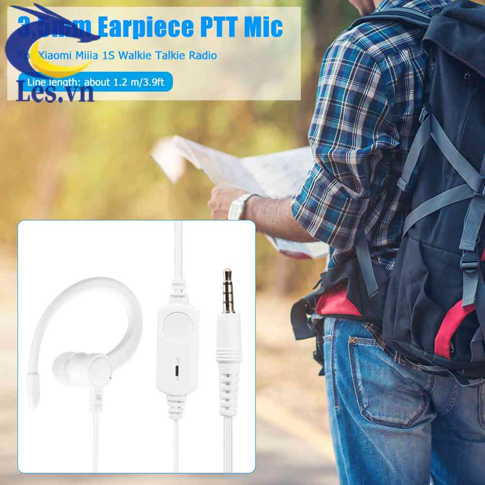 Tai Nghe Giắc Cắm 3.5mm Kèm Mic PTT Chuyên Dụng Cho Bộ Đàm Xiaomi Mijia 1S