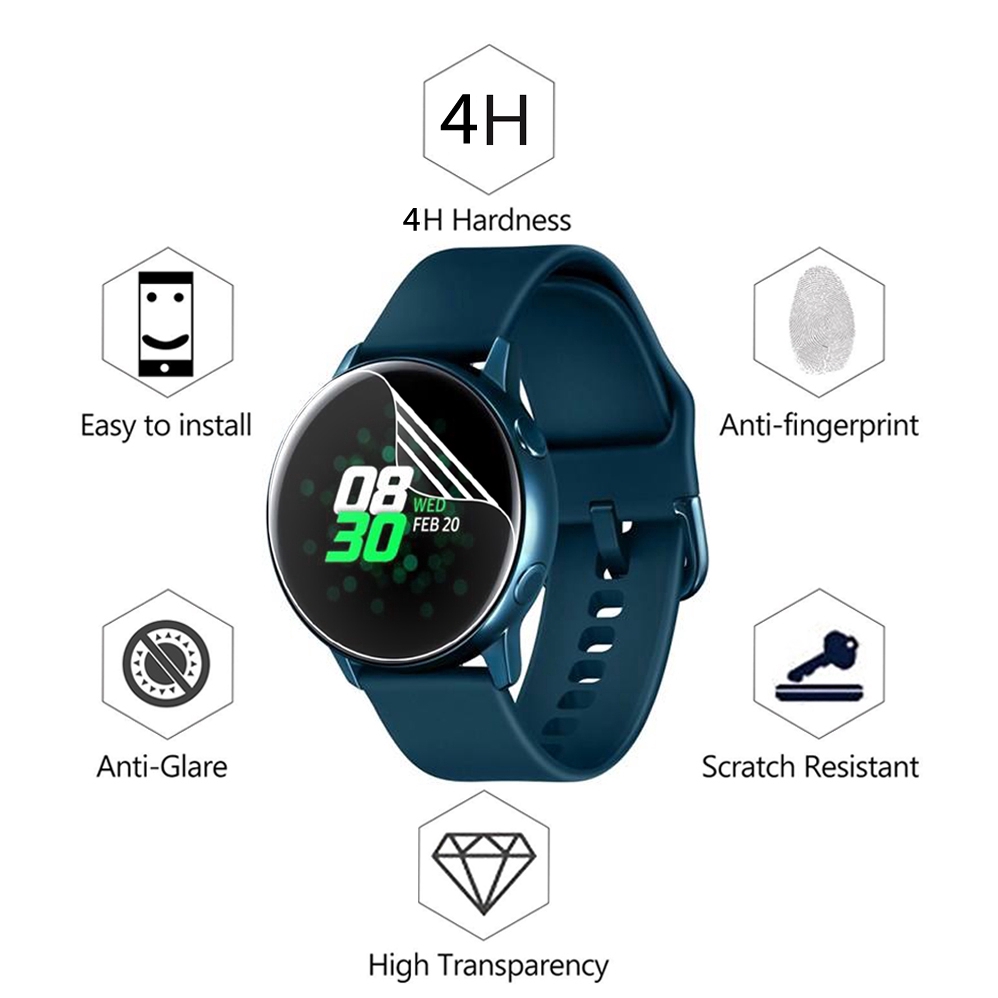 Miếng dán tpu chống trầy tiện dụng dành cho Samsung Galaxy Watch Active Active 2 40mm 44mm