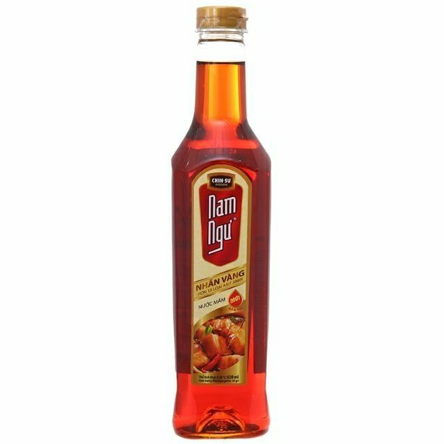 nước mắm nam ngư nhãn vàng chai 650 ml