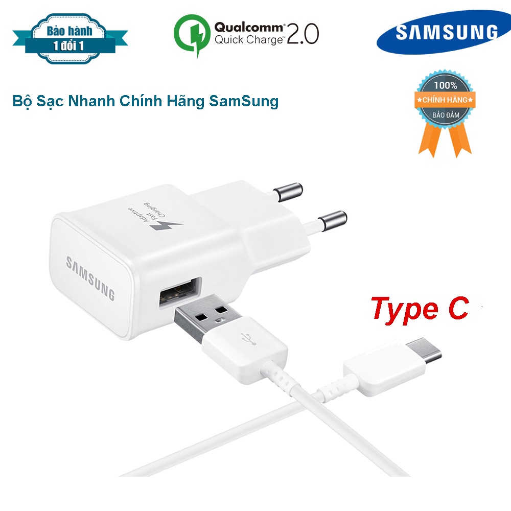 Bộ cốc sạc và cáp sạc Nhanh Samsung Type C - Hàng zin chính hãng Note 10, 20, A71, A70, A80, A90, S20, S20+, S20 Ultra