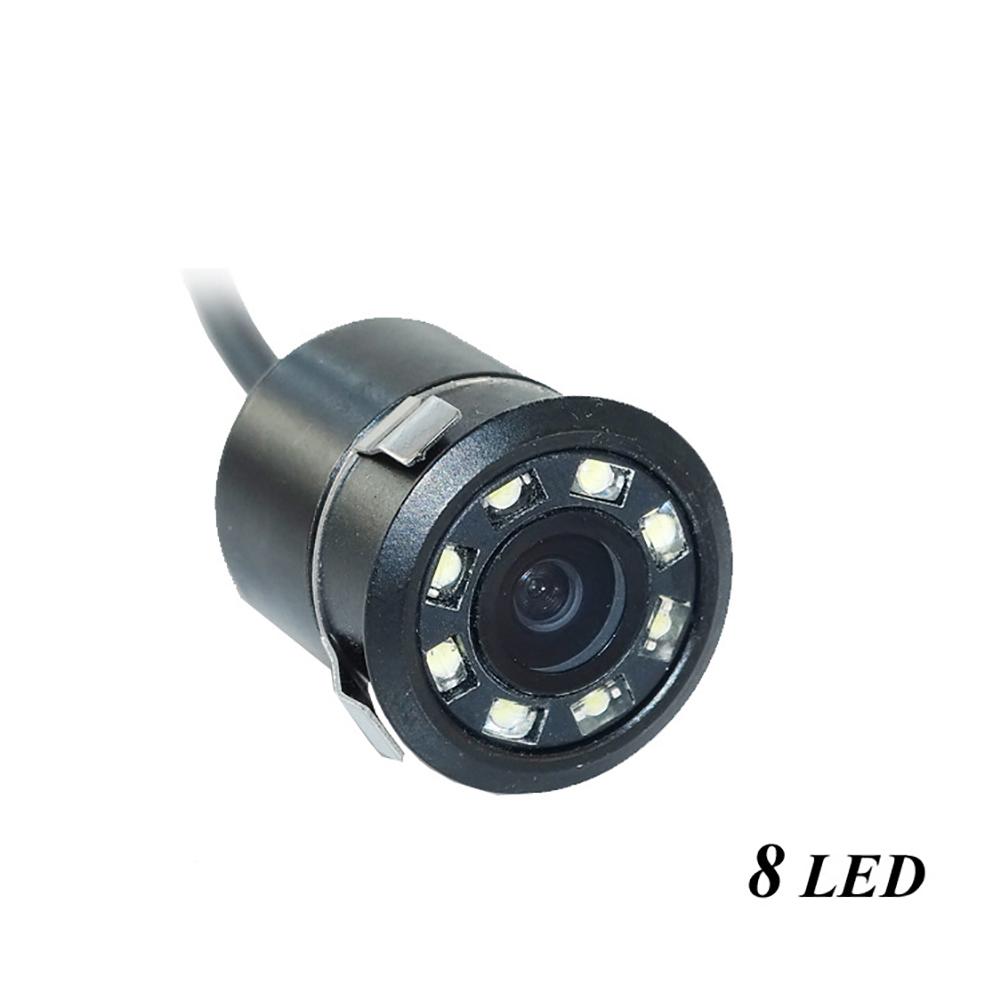 Xe ô tô 8 LED Dự phòng phía sau Camera lùi đỗ xe Chống thấm nước Tầm nhìn ban đêm