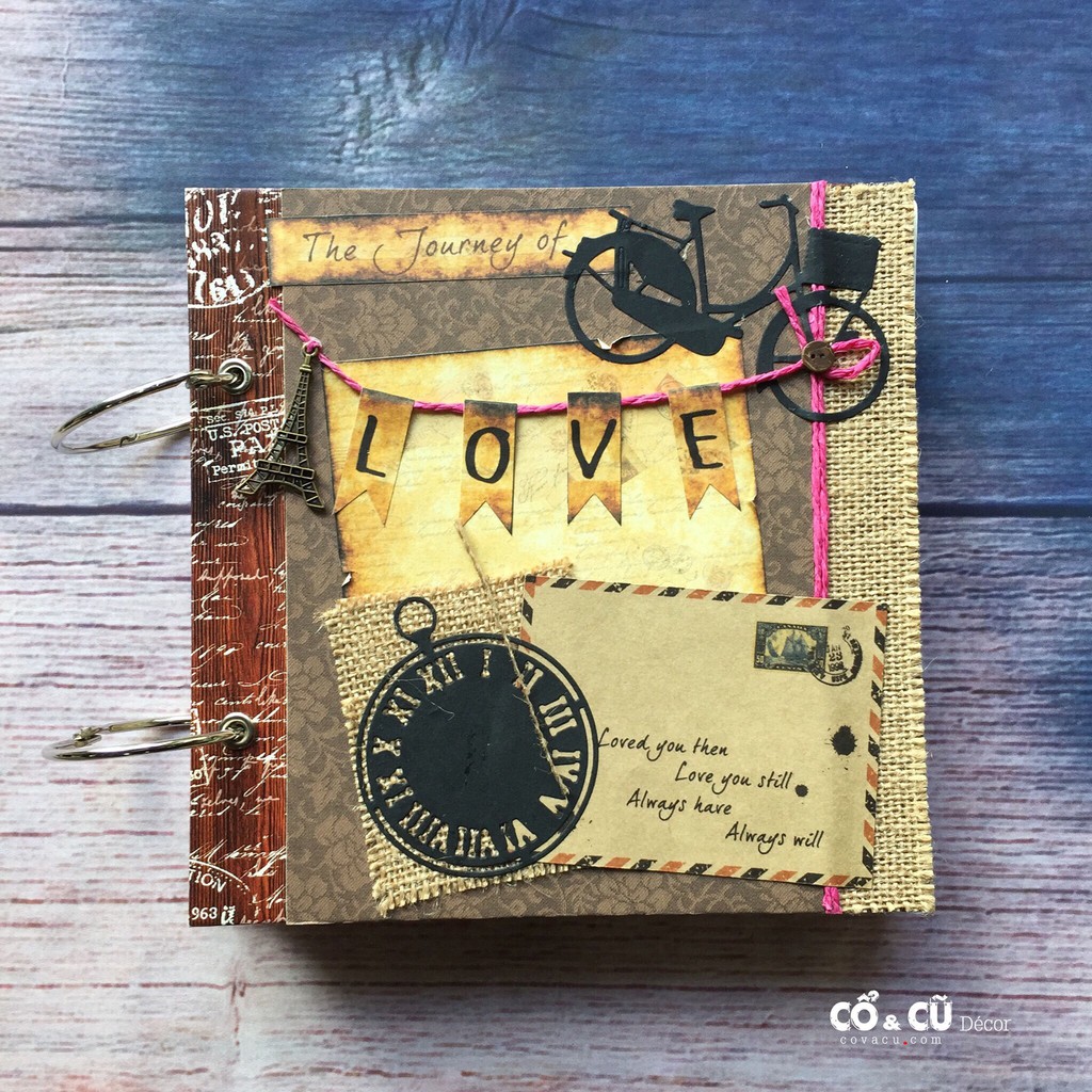 Album ảnh Scrapbook handmade làm album cưới độc đáo