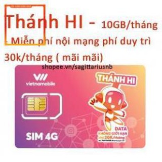 SIM Thánh HI _ Data 10GB