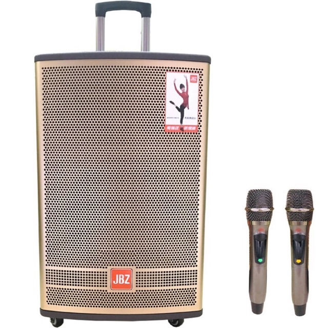 Loa kéo jbz 1214 ( kèm đổi mic kim loại xịn ts uhf).