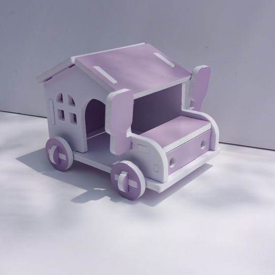 Nhà ngủ xe hơi cho hamster kích thước 11x8.5x8.5cm - XNTC28