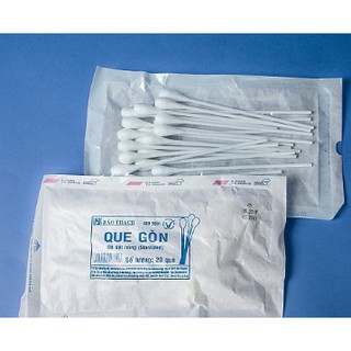 Que gòn y tế tiệt trùng bảo thạch. bịch 20 que