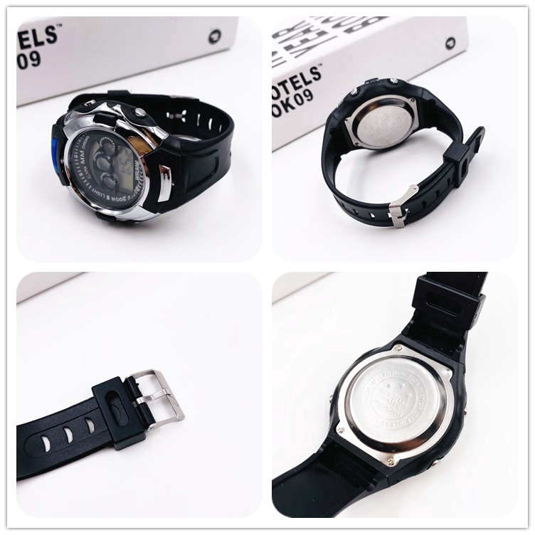 Đồng Hồ Điện Tử Chống Thấm Nước Có Đèn Led Cho Bé Ht-Mm01 | BigBuy360 - bigbuy360.vn