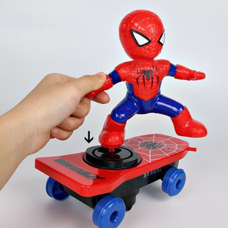 Spiderman Electric Scooter Cartoon Kids Skateboard Toys