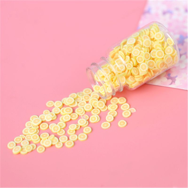 1200 Phụ kiện trang trí hình lát trái cây dễ thương