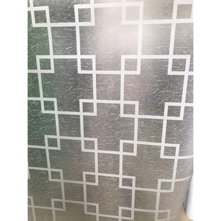 Giấy dán kính mờ hoạ tiết khổ rộng 90cm