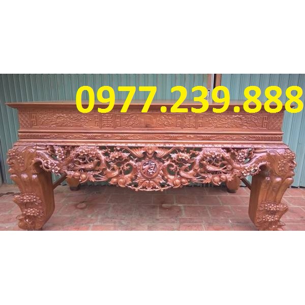 sập thờ mai điểu gỗ gụ