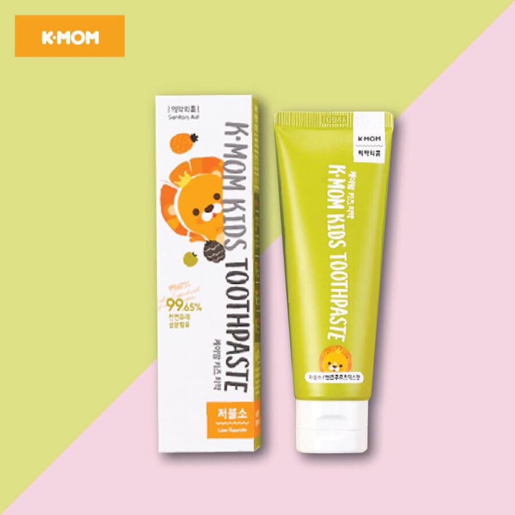 Kem Đánh Răng Hữu Cơ K-Mom 2-12 tuổi 50g Loại Ít Flouride