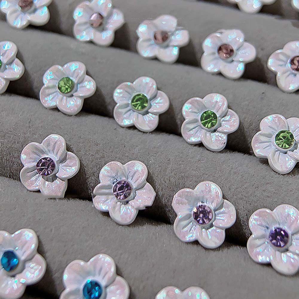 Phụ Kiện Trang Trí Móng Tay Ba Phần Bằng Hợp Kim Hình Hoa Phong Cách Baroque