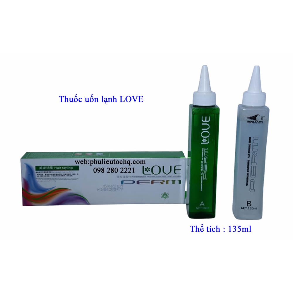 Thuốc uốn lạnh Love giúp tóc xoăn đẹp