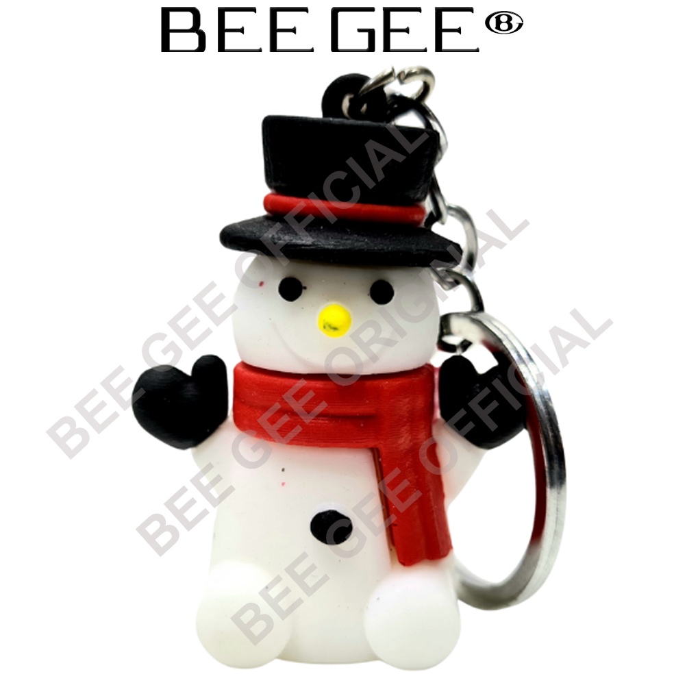 Móc khóa dùng làm quà tặng giáng sinh Noel và tết MK NGUOITUYET4D1 siêu cute BEE GEE