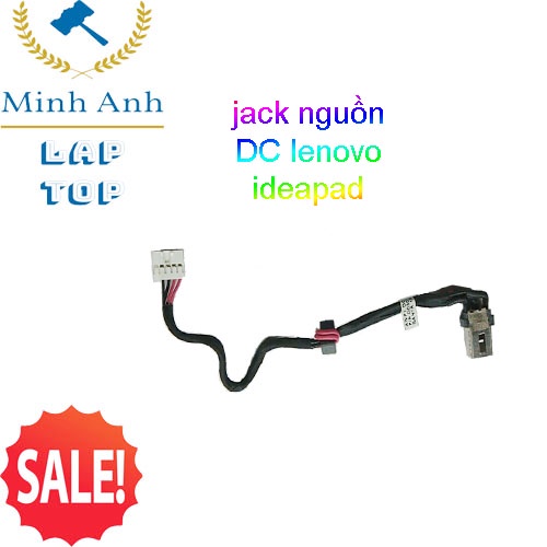 Đầu nối nguồn,bản lề kèm khay đựng ổ cứng laptop lenovo ideapad 100-14IBY