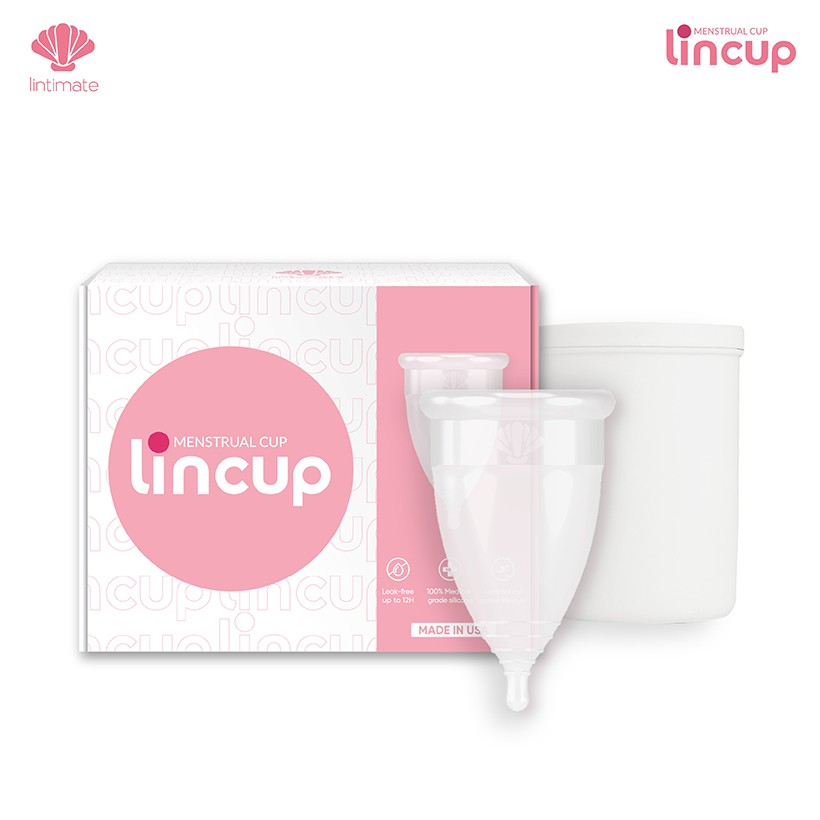 [TẶNG TÚI TOTE]-Bộ sản phẩm cốc nguyệt san Lincup 3 kích thước