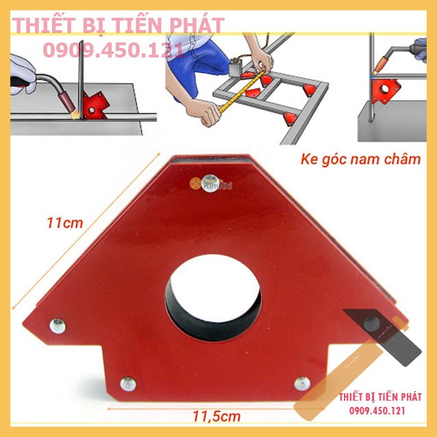 Ke Góc Nam Châm, Nam Châm Góc Vuông, Ke Vuông Góc Hàn Đủ Size 12kg, 22kg, 33kg Cao Cấp Hãng KENTOP-NURIT