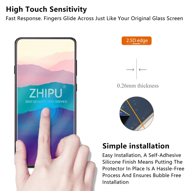 Miếng Dán Kính Cường Lực Cho Samsung Galaxy A90 - Trong Suốt