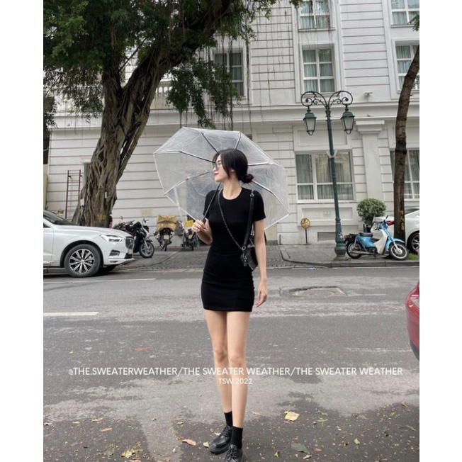 Đầm / Váy Body chất zip co dãn ôm dáng fom đẹp-541