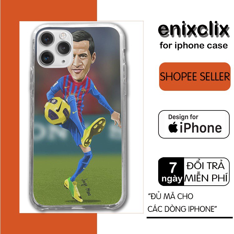 Ốp lưng silicon philip coutinho cho iphone 6 - iphone 13 TBHH20210021