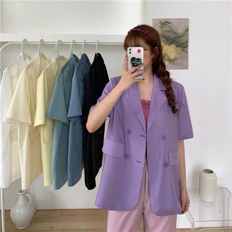 BLAZER CỘC TAY