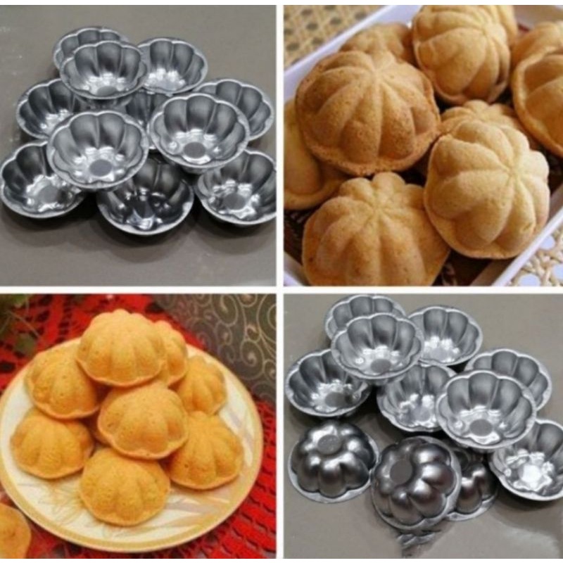 Set 12 Khuôn Làm Bánh Hình Quả Xoài