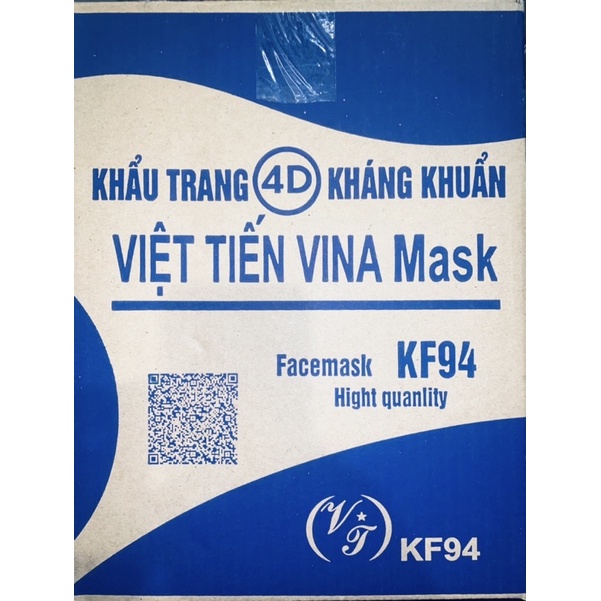 Combo 1 thùng Khẩu trang Việt Tiến Vina Mask KF94