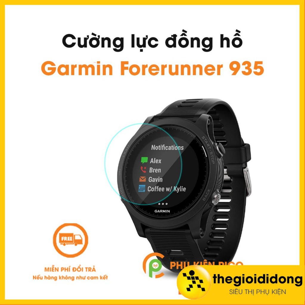 [CHÍNH HÃNG] Kính cường lực đồng hồ Garmin Foreruner 935 trong suốt full màn hình độ cứng 9H