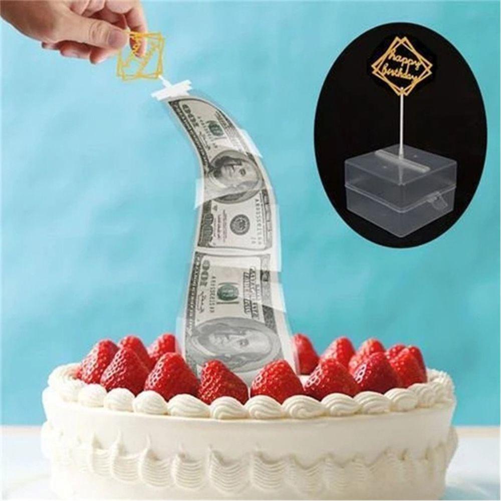 KRNY Que Cắm Trang Trí Bánh Kem Chữ ATM Vui Nhộn