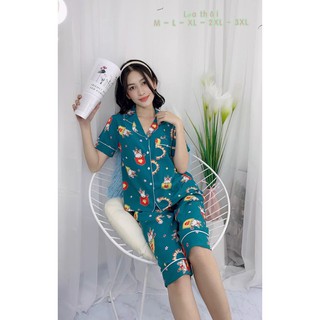 BỘ NGỦ QUẦN LỬNG LỤA THÁI BIGSIZE 45-75KG