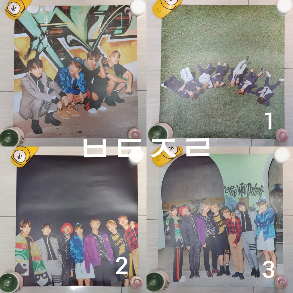 Poster Treo Tường Hình Nhóm Nhạc Bts 2017