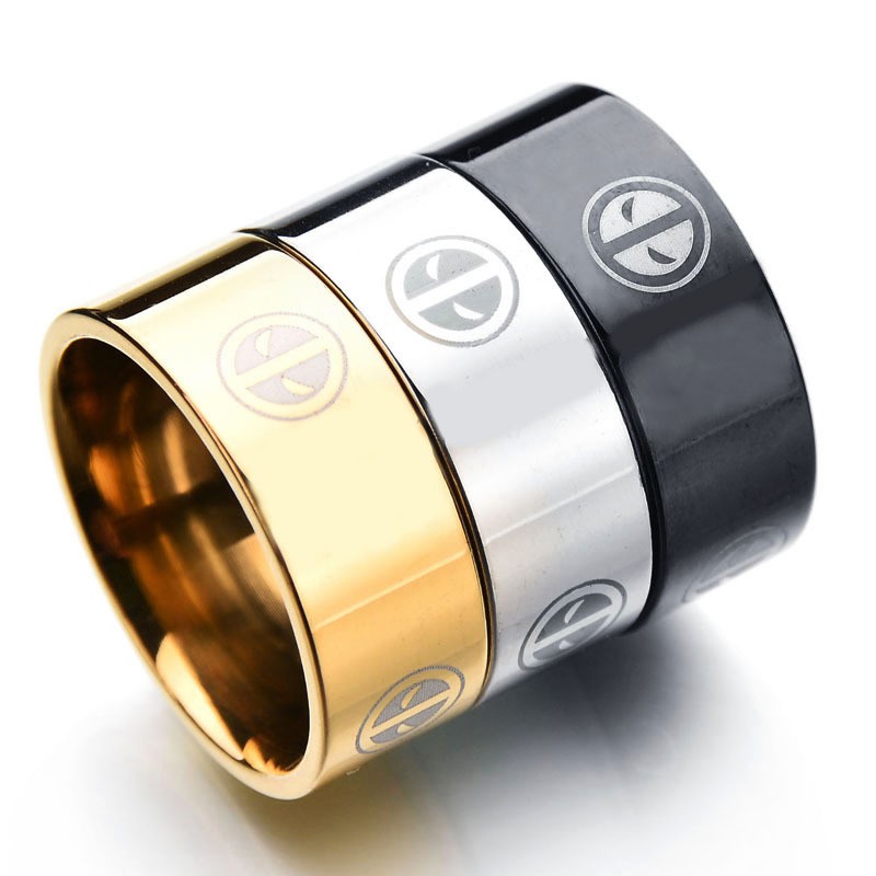 Nhẫn In Hình Deadpool Siêu Anh Hùng Marvel