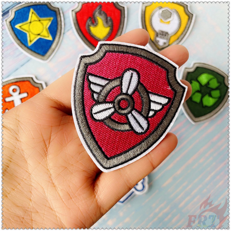 1 miếng dán ủi thêu hình hoạt hình Paw Patrol