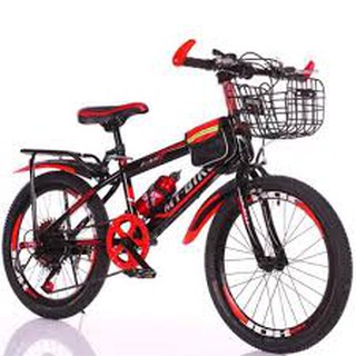 Xe Đạp Thể Thao Địa Hình bánh 20, 22, 24 cho bé 7-10, 9-13, 11-15 tuổi có baga + giỏ đồ
