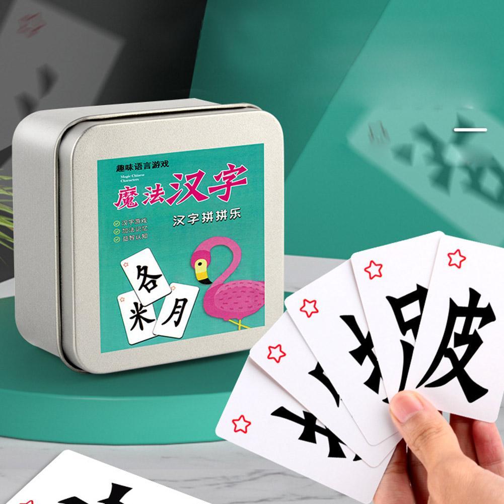 Bộ Thẻ Bài Trò Chơi Học Tiếng Trung Mẫu Mới Dành Cho Trẻ Em