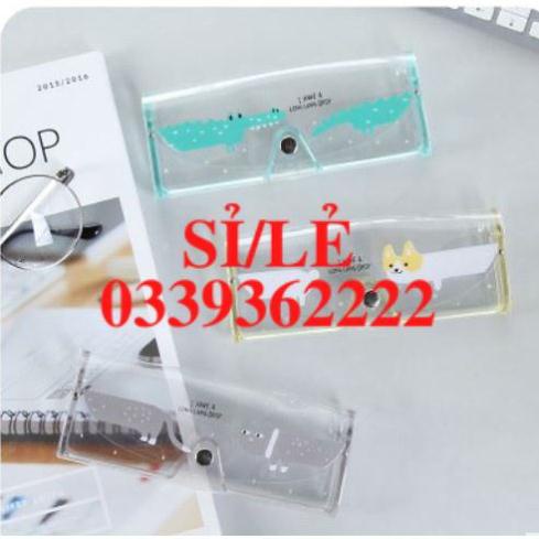 [ HAIANHSHOP ] Hộp đựng kính trong suốt loại đẹp