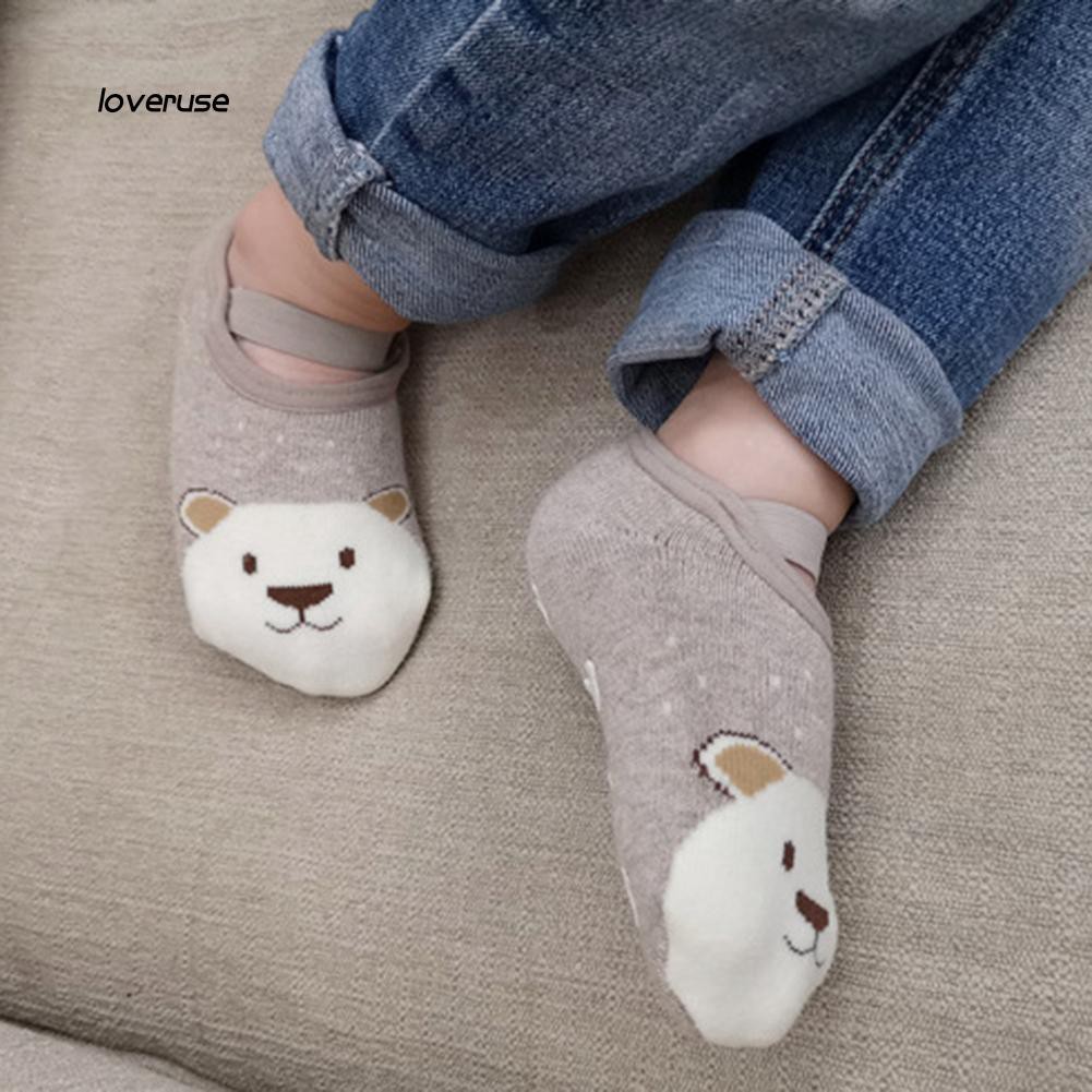 Vớ bông mềm chống trượt hình thú dễ thương cho bé sơ sinh