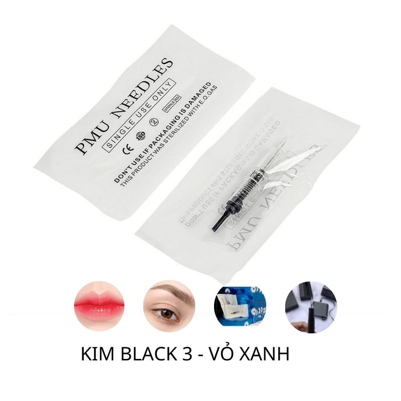 Kim máy lò xo black pearl 3 sắc bén,kim kỹ thuật số chính hãng