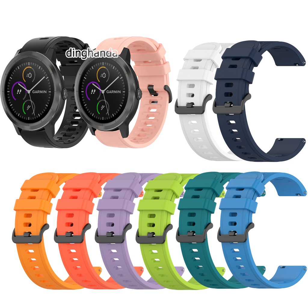Dây đeo silicon cho Garmin Vivoactive 3 Music Vivomove HR