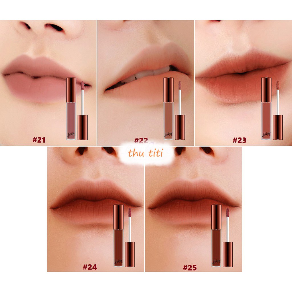 Son Kem Lì Siêu Mịn Bbia Velvet Lip Tint Version 5