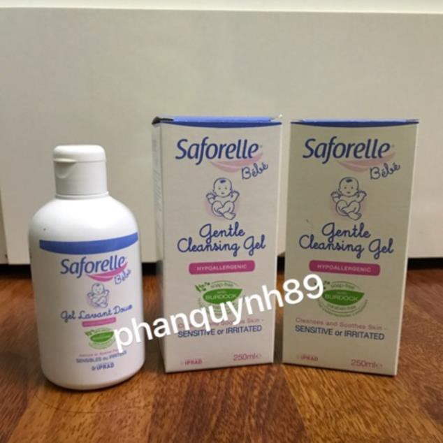 Gel tắm gội em bé Saforelle Bebe