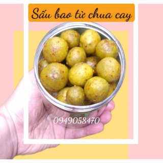 (sấu non đầu vụ) Ô mai sấu bao tử  500g/ hộp-sấu non chua cay, giòn ngọt, siêu Hot ( hình thật, hàng chuẩn Hsd 6 tháng)