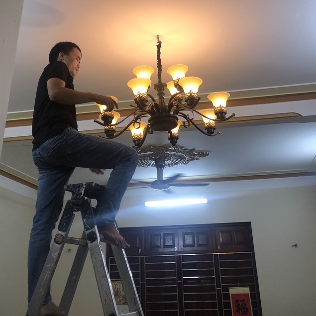 Đèn chùm MONSKY LX500 hiện đại phong cách cổ điển Bắc Âu