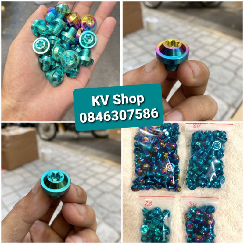 [Mã 11LSSALE giảm 100% đơn 50k] Ốc chân gương titan gr5 xịn gen thuận, ngược < giá 1 chiếc >