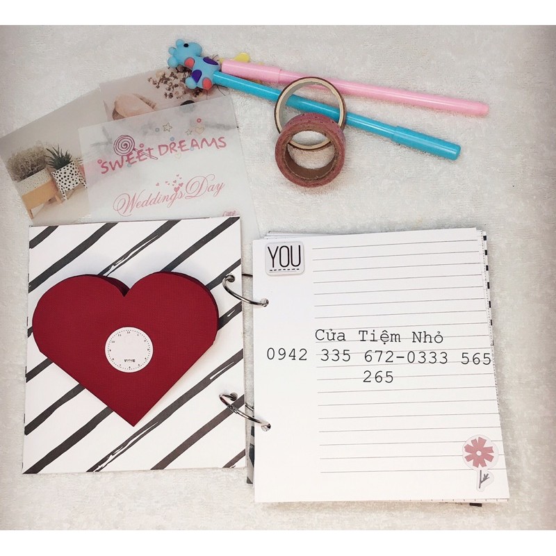 Sổ ảnh còng - Mini album - Scrapbook | BigBuy360 - bigbuy360.vn