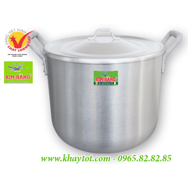 Nồi nhôm soup pot KIM HẰNG size to 40 42 44 46