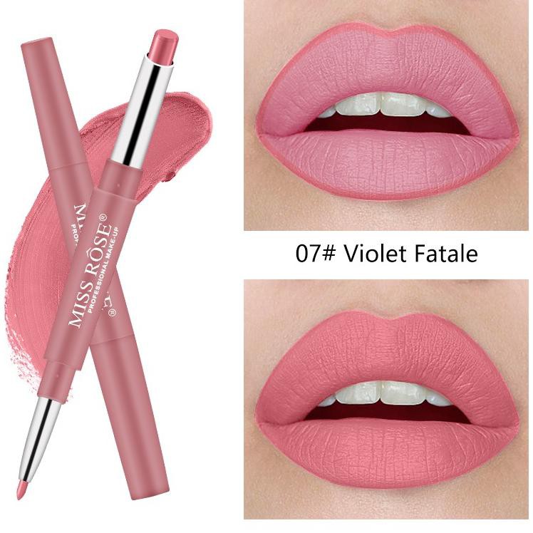 (Hàng Mới Về) Son Môi Kiêm Bút Kẻ Viền Môi Lâu Trôi Không Thấm Nước Đa Năng C8Qzh Miss Rose | BigBuy360 - bigbuy360.vn
