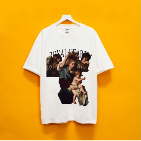 DKTg / Áo t-shirt unisex MIKENCO Royal Hearts Limited Edition !